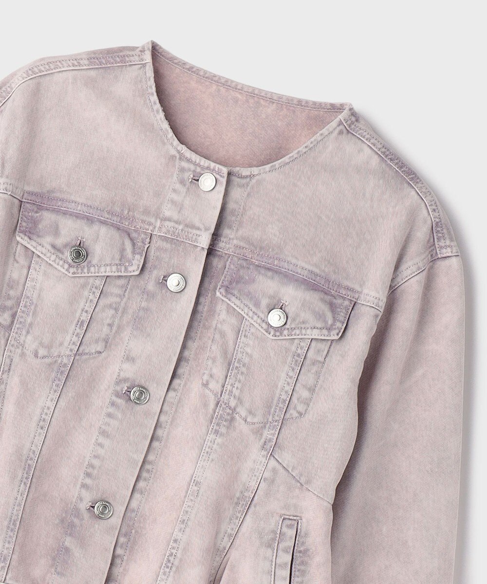 GRACE CONTINENTAL ペプラムデニムジャケット 