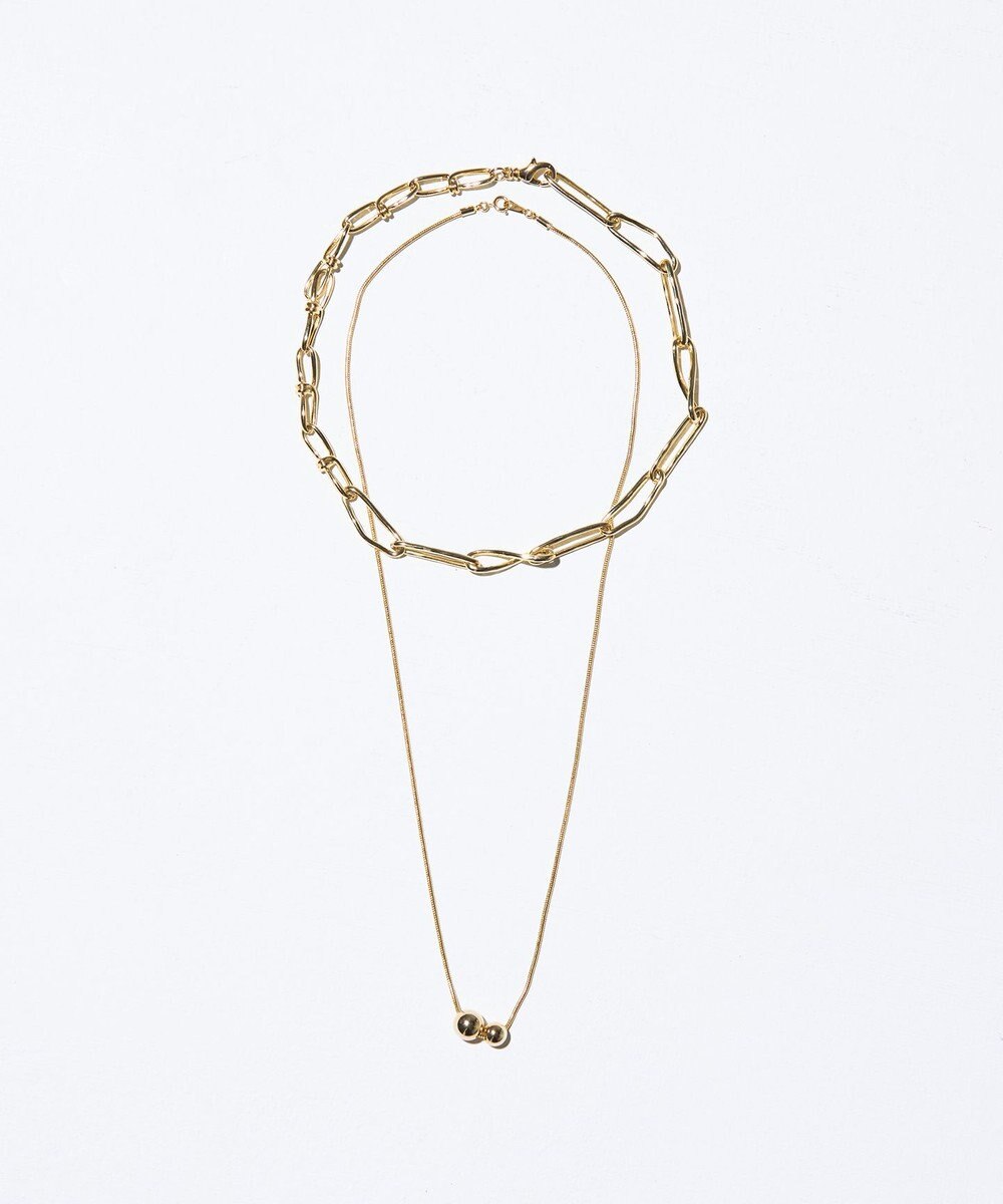 GRACE CONTINENTAL デザインチェーンネックレス 