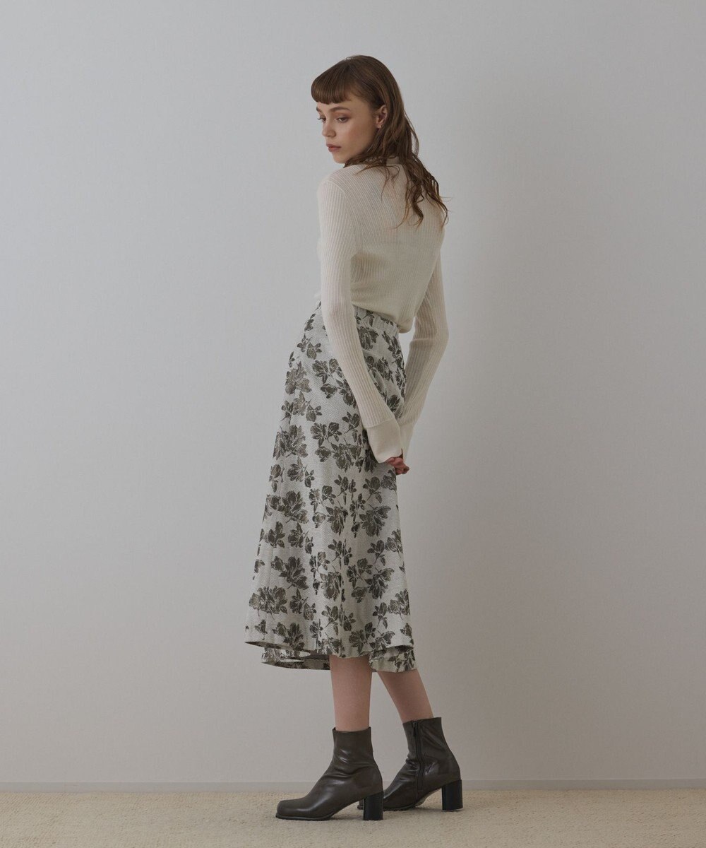 GRACE CONTINENTAL ウールハイゲージニットトップ 