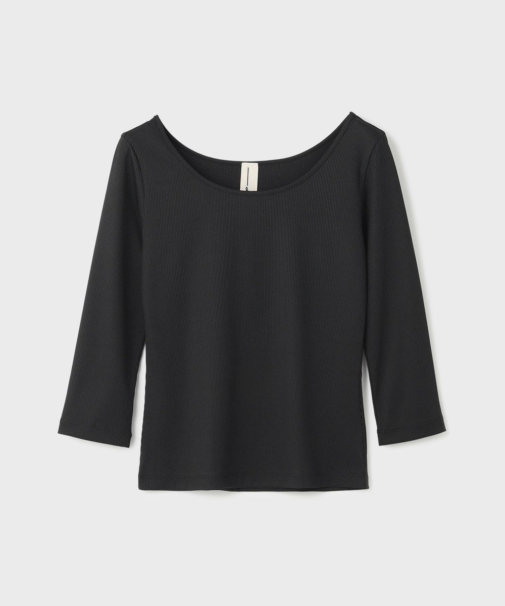 GRACE CONTINENTAL テレコボートネックトップ