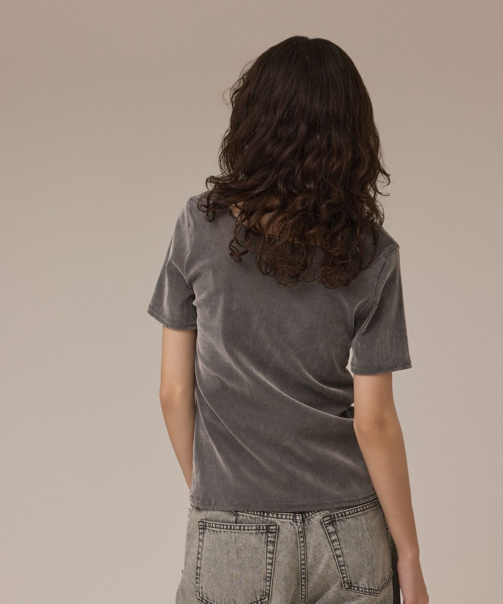 GRACE CONTINENTAL フロッキーチュールカットトップ 