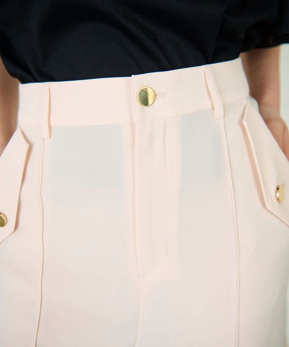 GRACE CONTINENTAL バックサテンカーゴパンツ