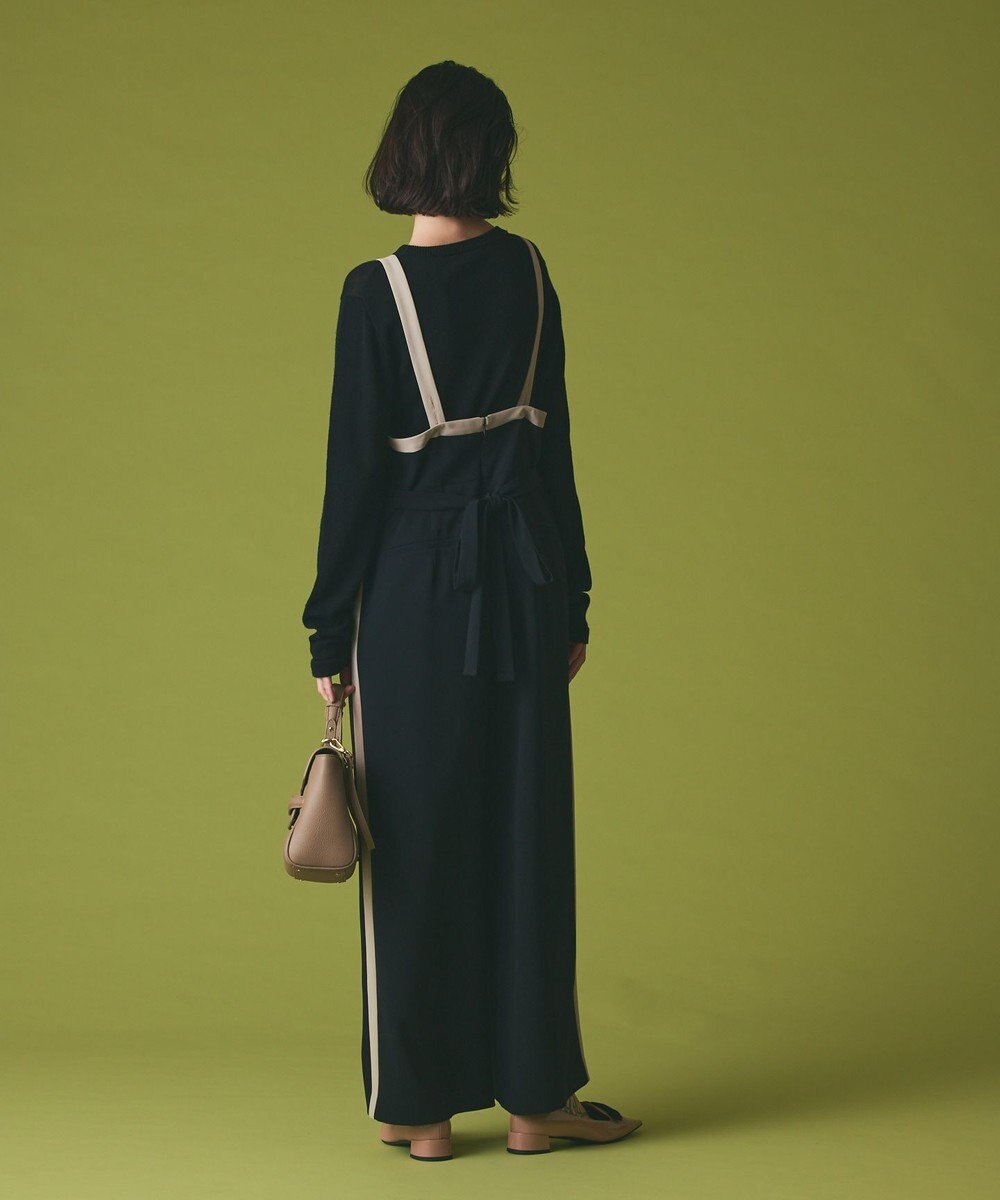 GRACE CONTINENTAL トリアセバイカラーサロペット 