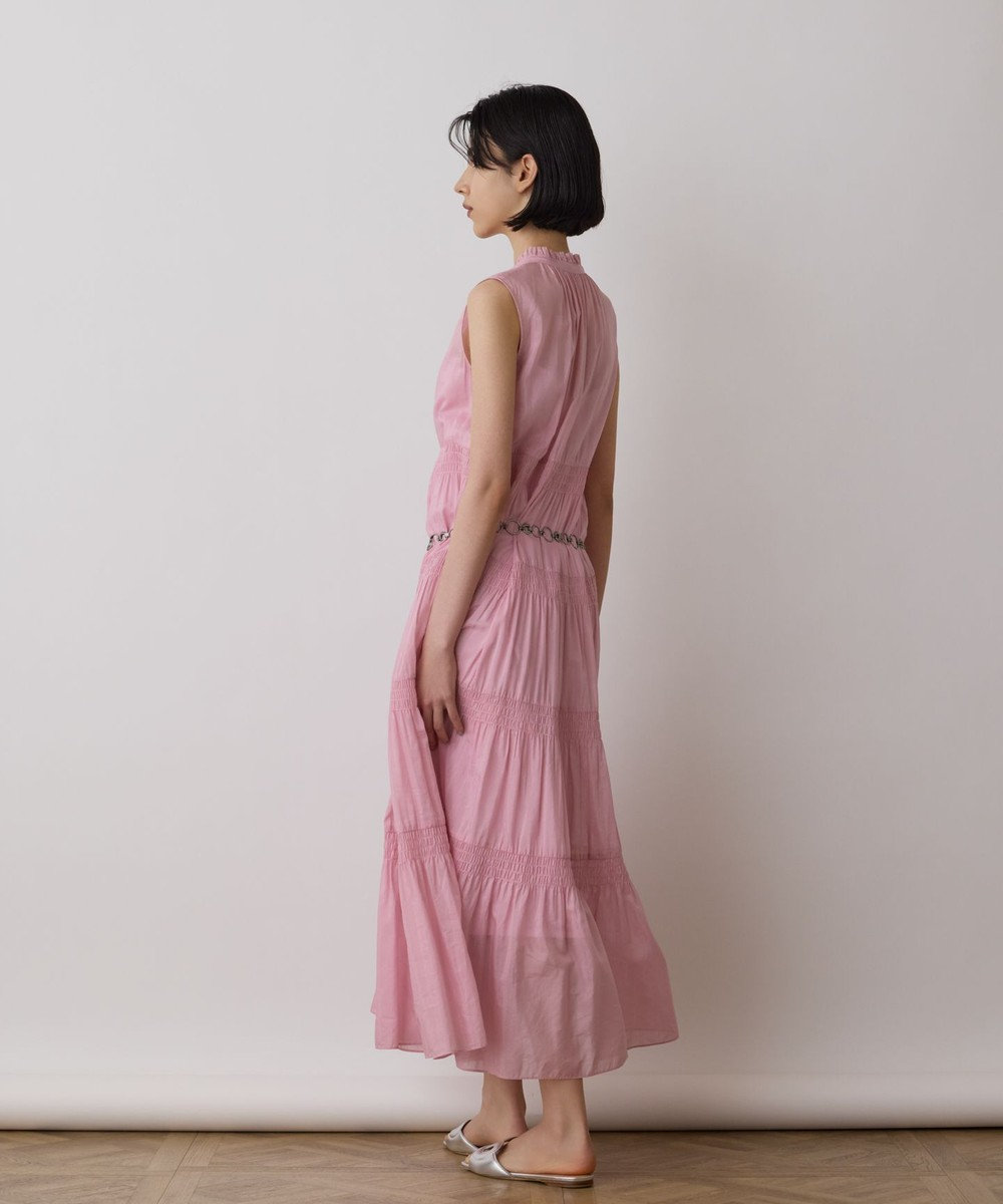 GRACE CONTINENTAL ティアードマキシカフタンワンピース 