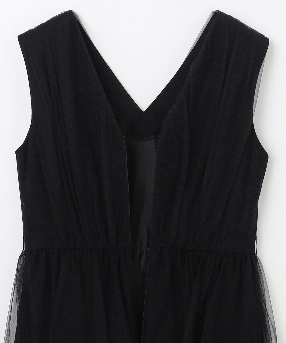 GRACE CONTINENTAL チュールドレープドレス 