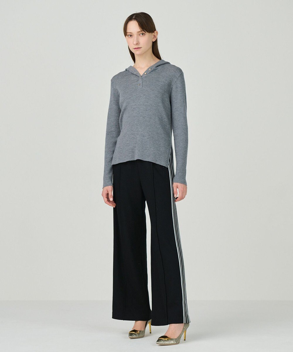 GRACE CONTINENTAL メリノウールリブフーディー