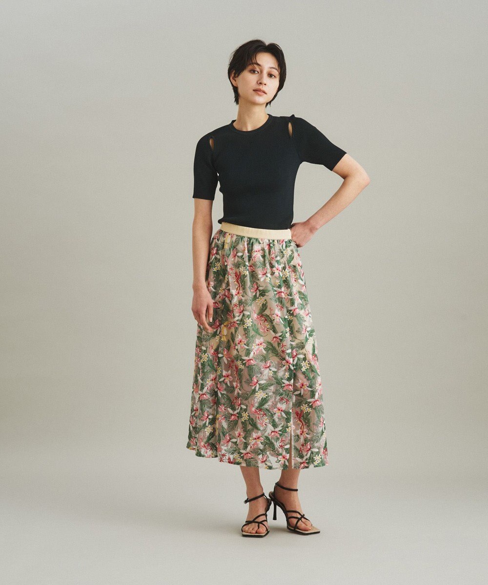 サマーボタニカル刺繍スカート / GRACE CONTINENTAL | GRACE