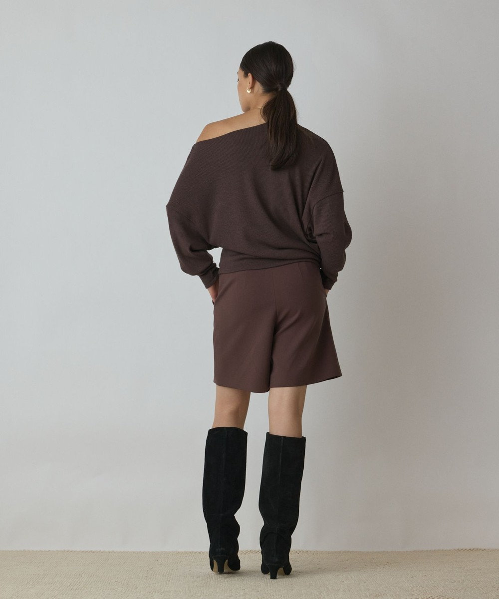 GRACE CONTINENTAL アシメテレコカットトップ
