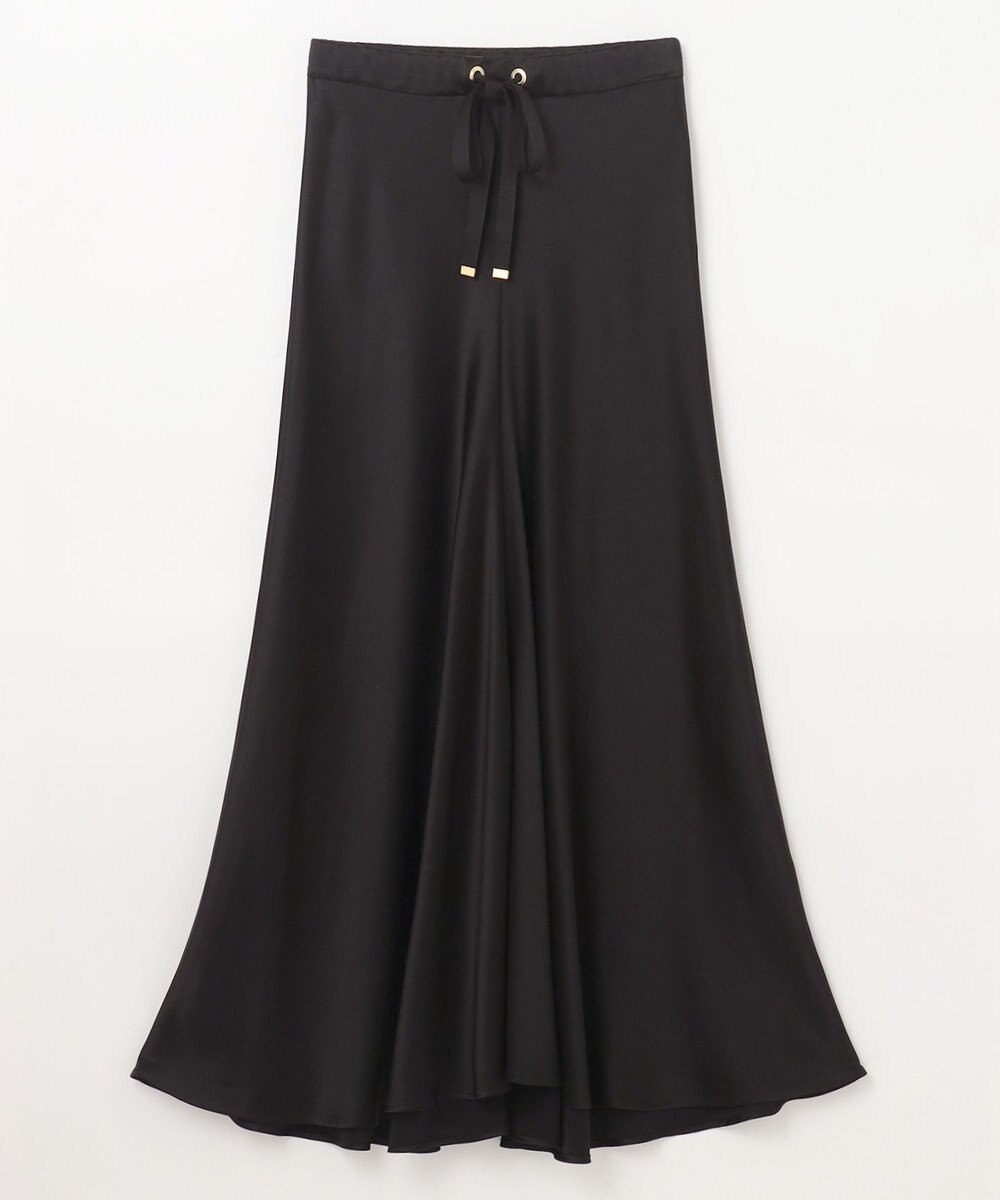 GRACE CONTINENTAL サテンバイアスロングスカート 