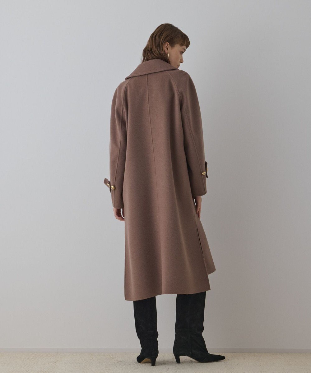 GRACE CONTINENTAL ウールカシミヤリバーコート 