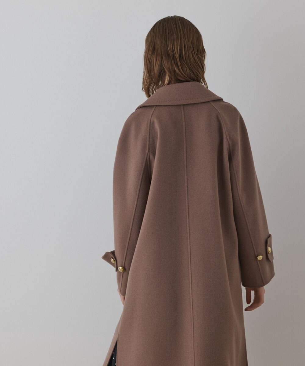 GRACE CONTINENTAL ウールカシミヤリバーコート 