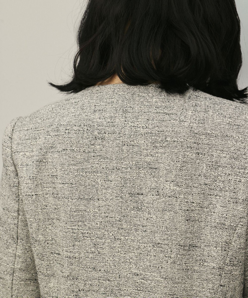 GRACE CONTINENTAL ペプラムツイードジャケット 