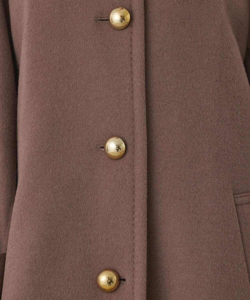 GRACE CONTINENTAL ウールカシミヤリバーコート 