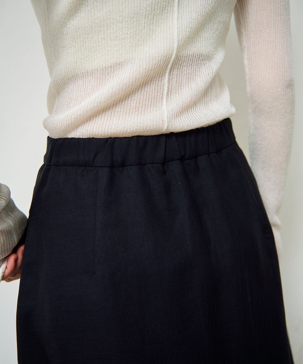 GRACE CONTINENTAL バイカラージップスカート 