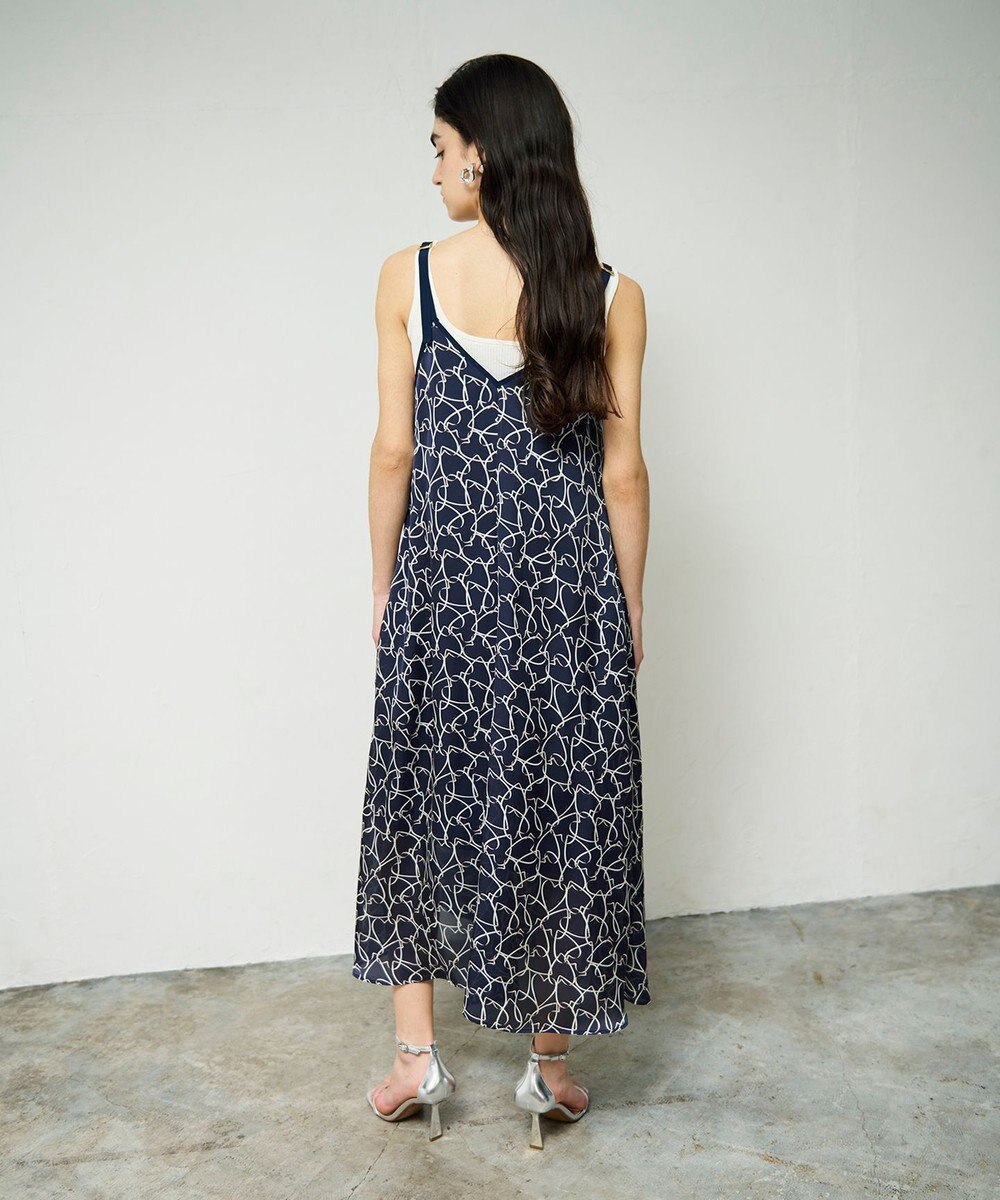 GRACE CONTINENTAL ラインハートキャミワンピース