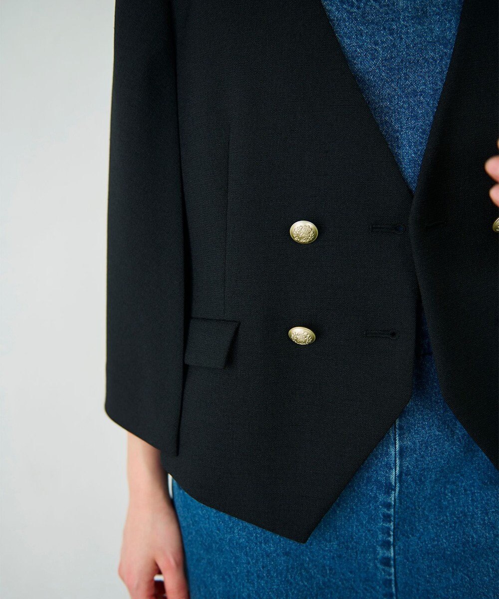 GRACE CONTINENTAL ケープスリーブジャケット 