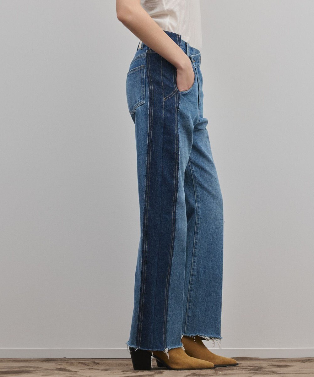 GRACE CONTINENTAL リメイクフレアデニムパンツ 