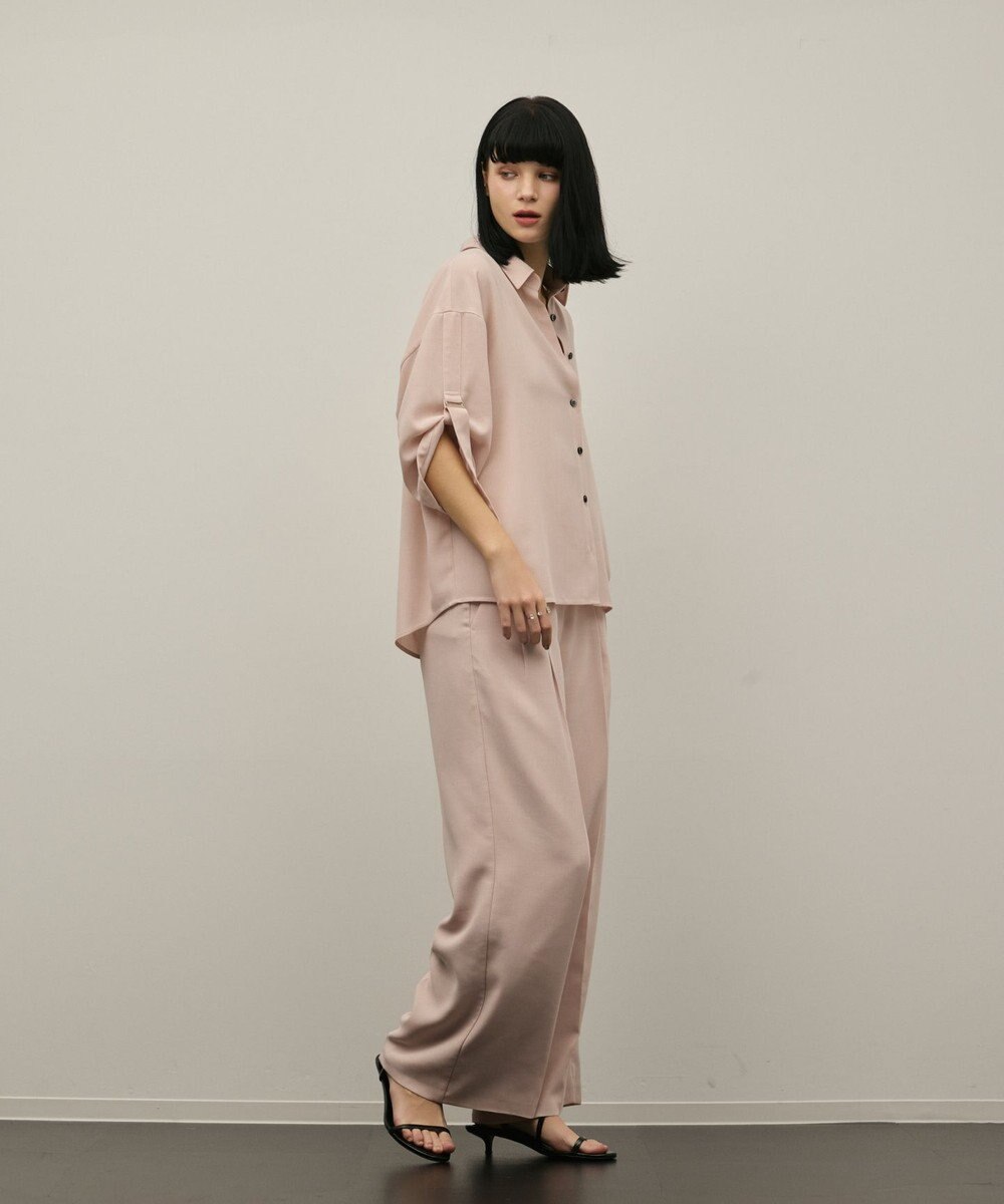 GRACE CONTINENTAL シアーワイドパンツ 