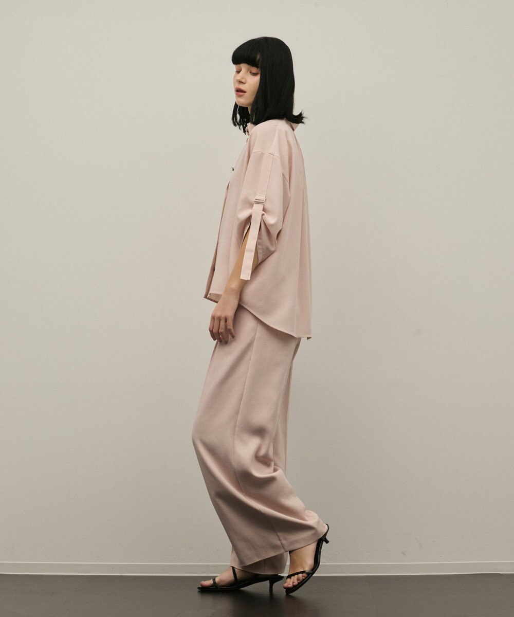 GRACE CONTINENTAL シアーワイドパンツ 