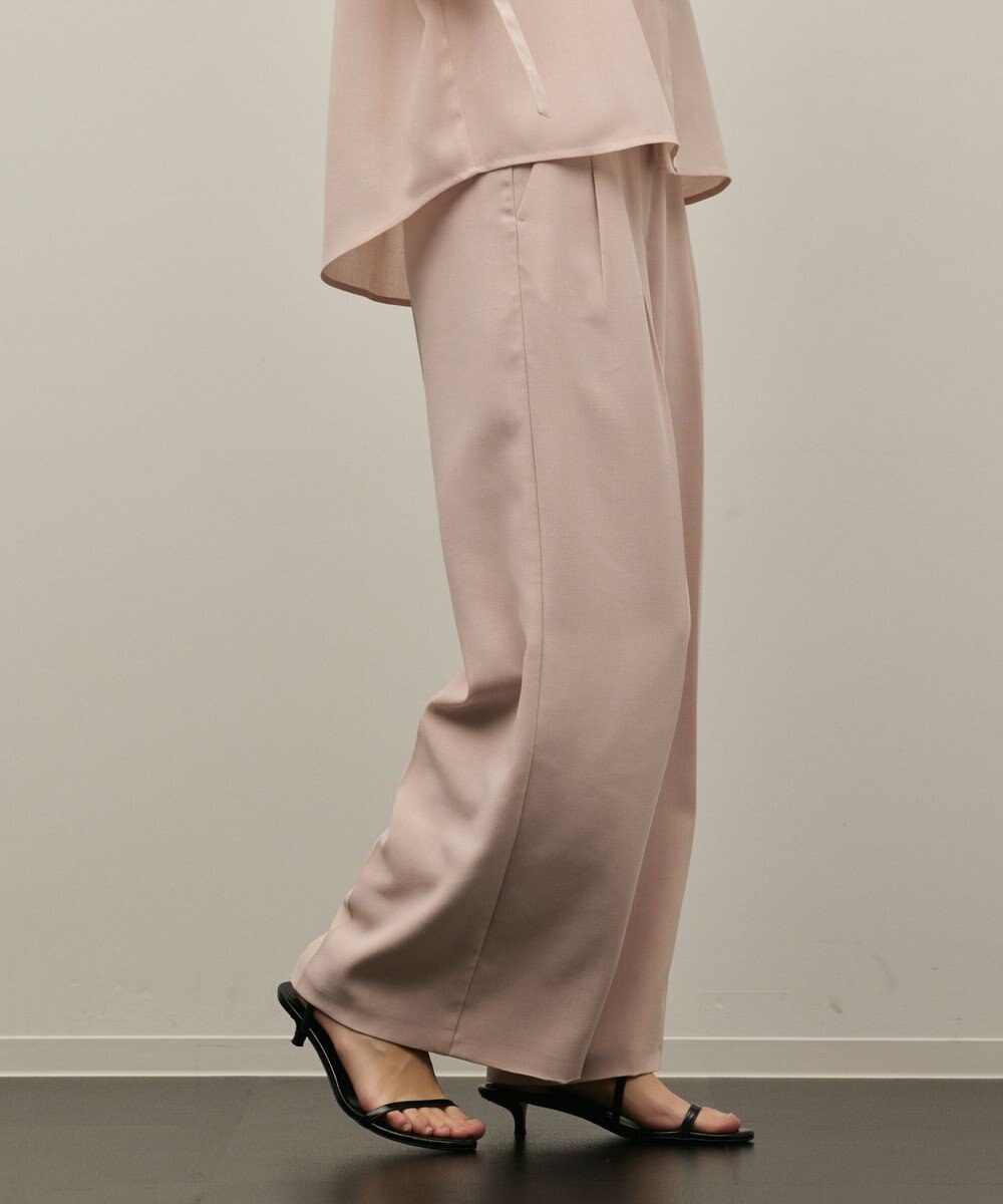 GRACE CONTINENTAL シアーワイドパンツ 