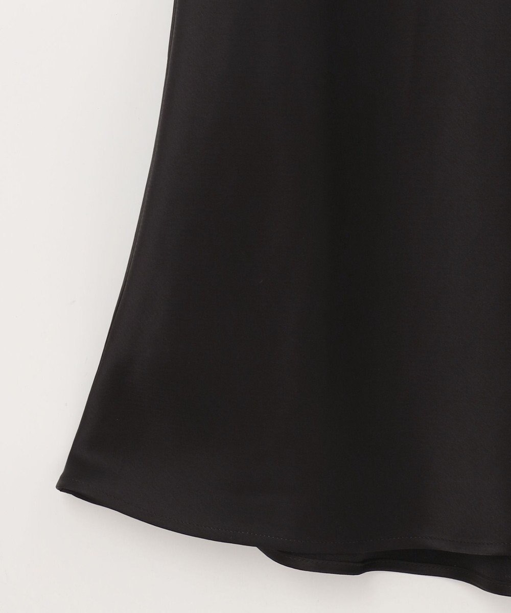 GRACE CONTINENTAL サテンバイアスロングスカート 