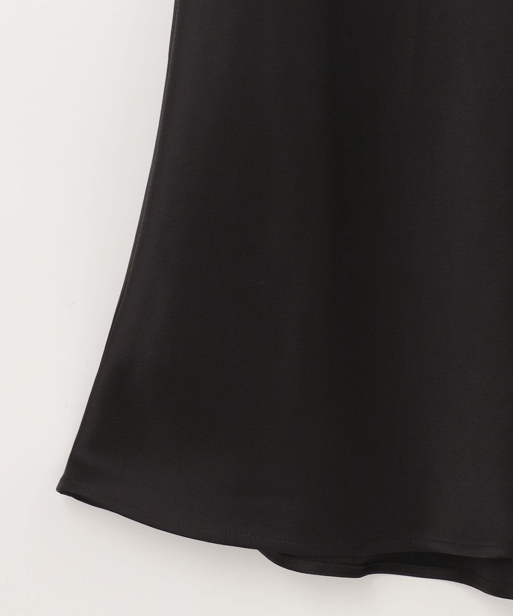 GRACE CONTINENTAL サテンバイアスロングスカート