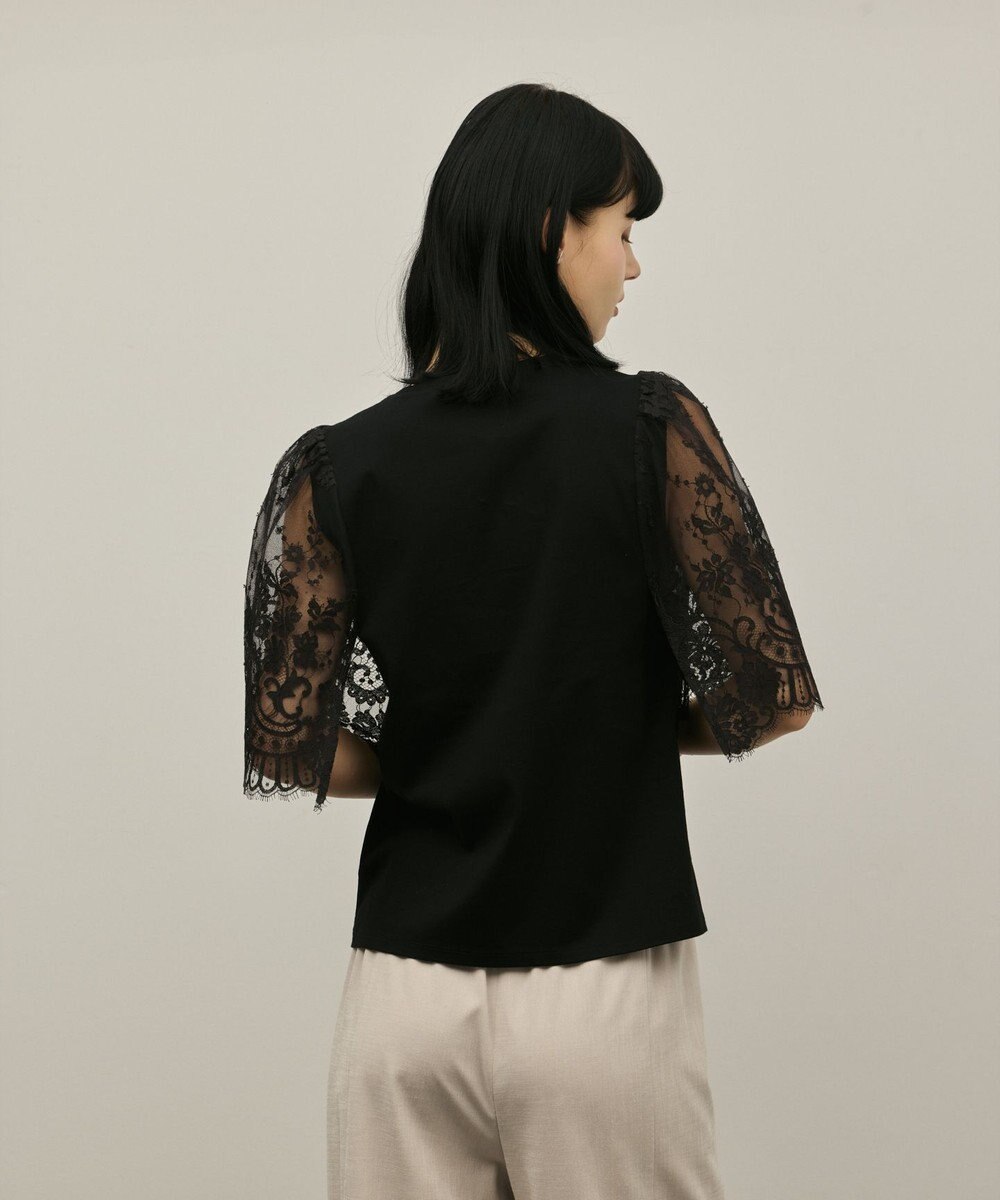 GRACE CONTINENTAL レースフレアカットトップ 