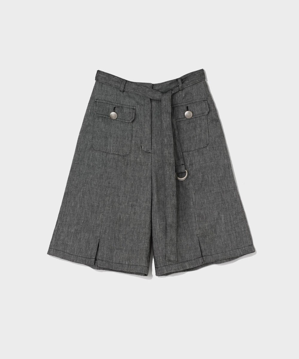 GRACE CONTINENTAL リネンデニムライクパンツ 