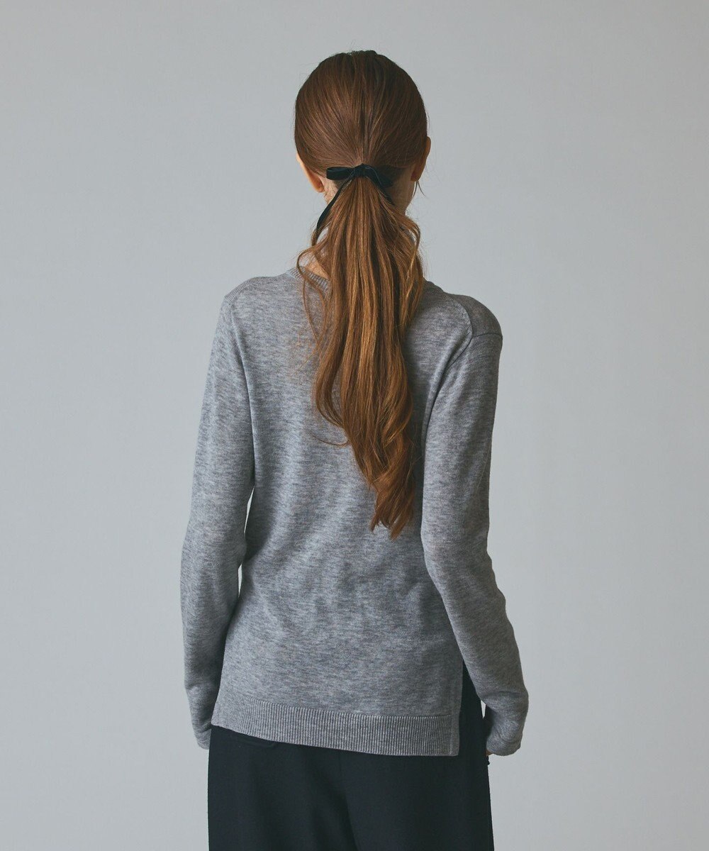 GRACE CONTINENTAL ボウ付ニットトップ 
