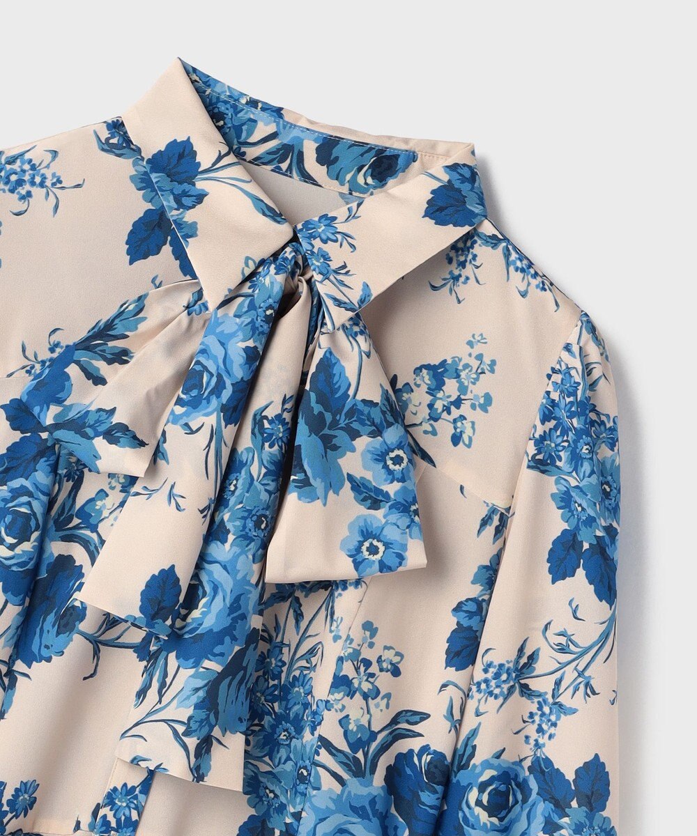 GRACE CONTINENTAL ブーケフラワープリントワンピース 