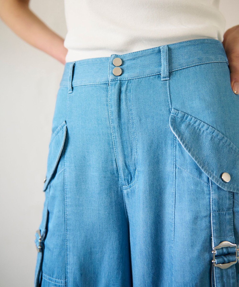 GRACE CONTINENTAL ワークワイドパンツ 