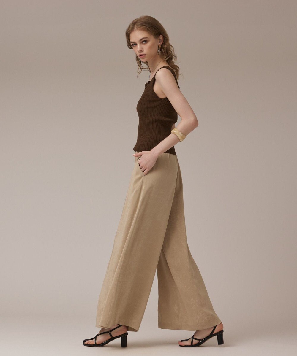 GRACE CONTINENTAL フィブリルイージーパンツ 