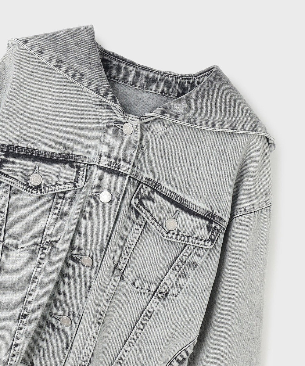 GRACE CONTINENTAL フードジップデニムジャケット