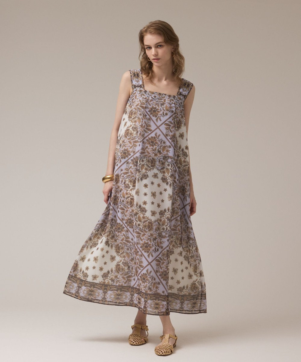 GRACE CONTINENTAL マルチWAYシフォンワンピース