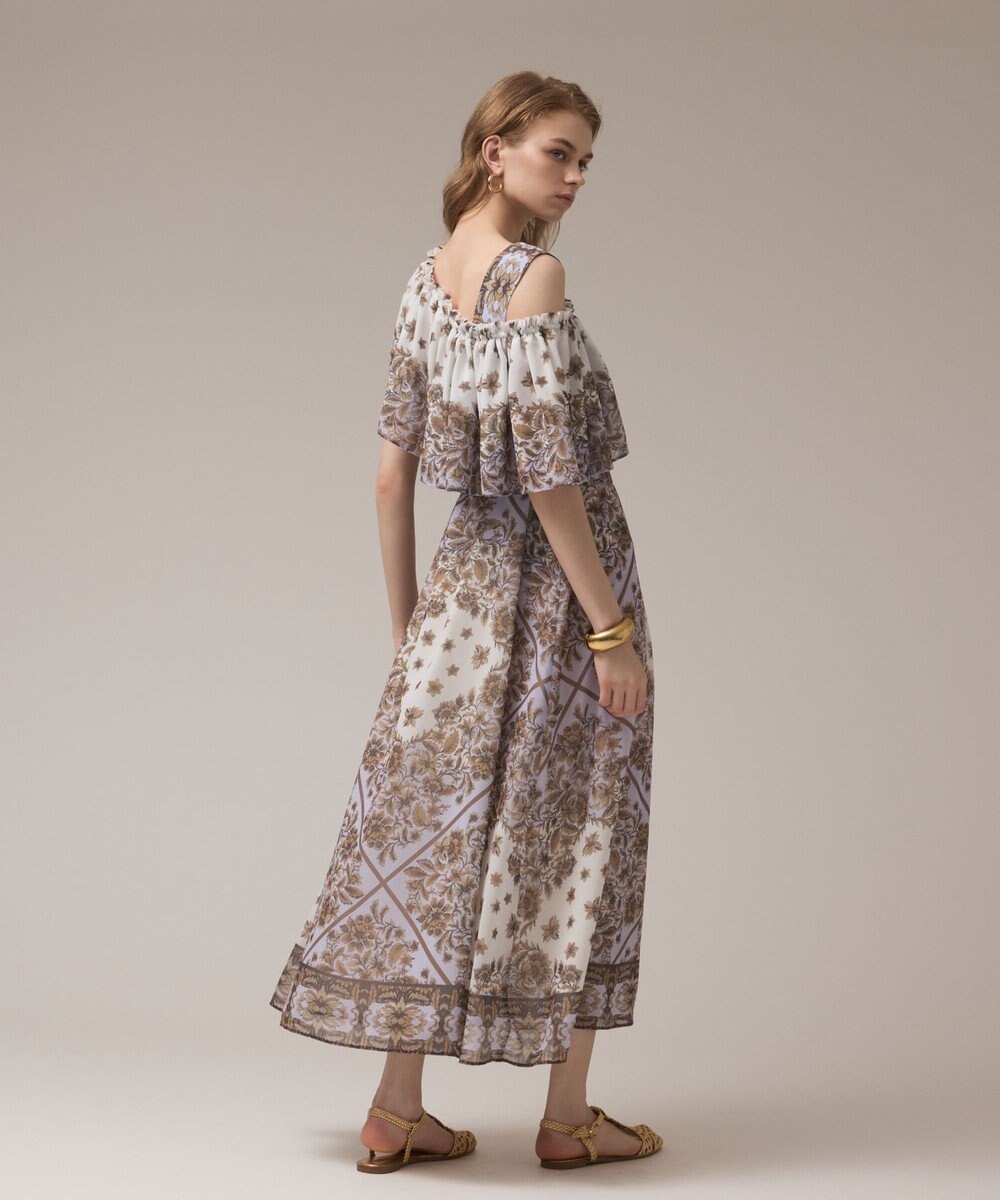 GRACE CONTINENTAL マルチWAYシフォンワンピース 