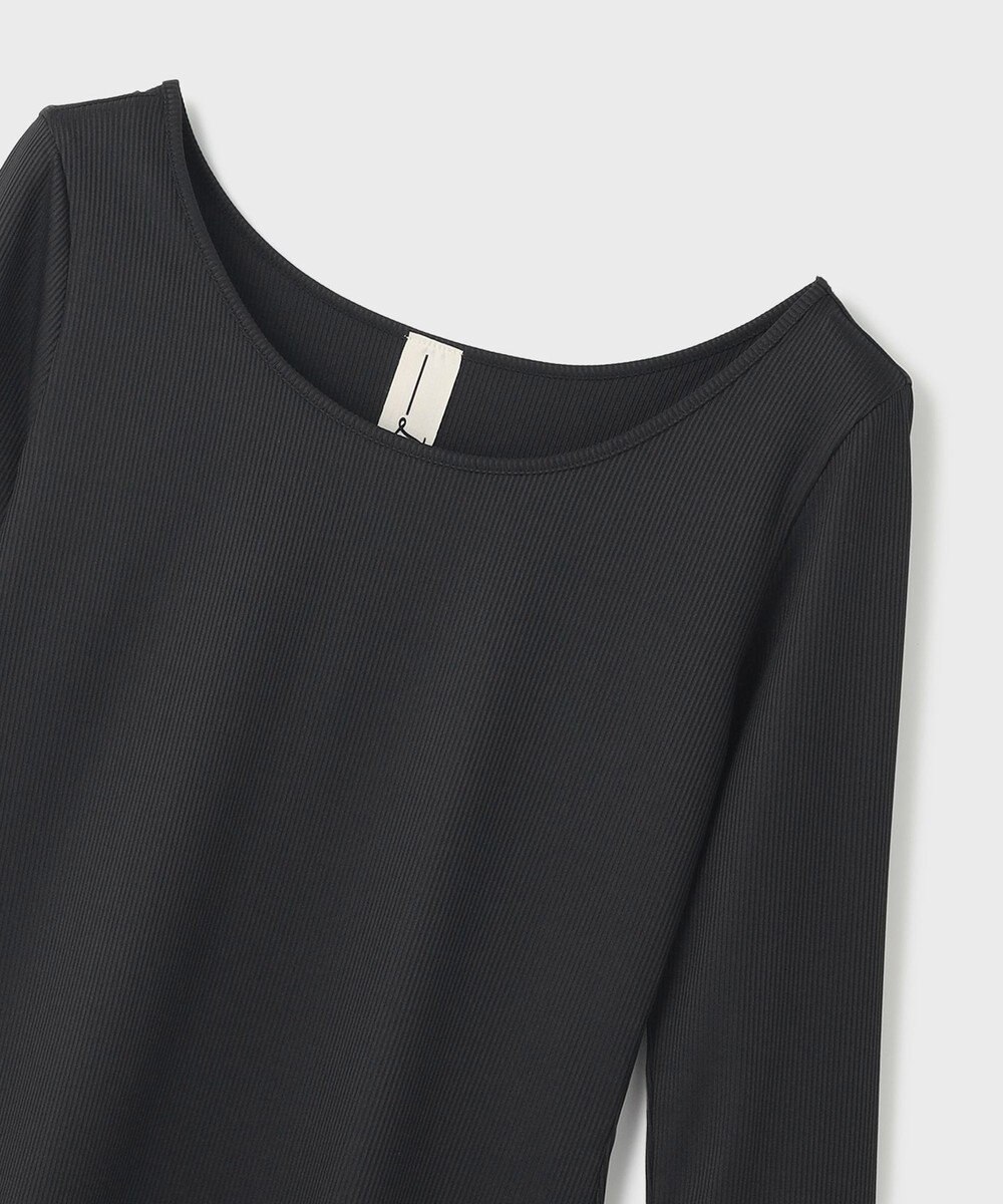 GRACE CONTINENTAL テレコボートネックトップ