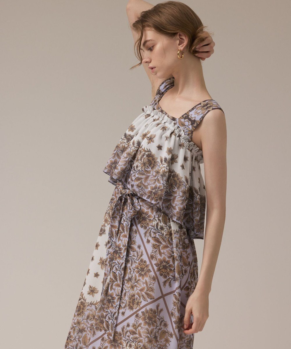 GRACE CONTINENTAL マルチWAYシフォンワンピース