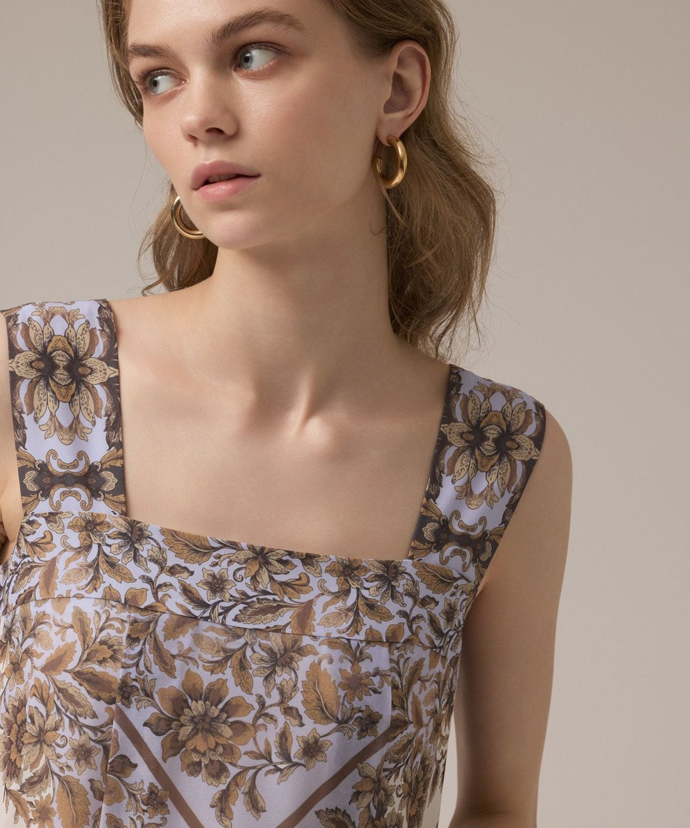 GRACE CONTINENTAL マルチWAYシフォンワンピース