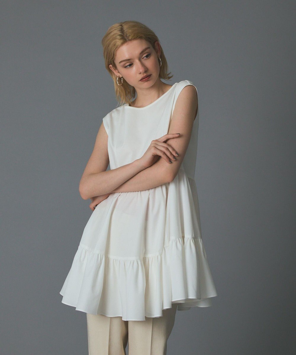 GRACE CONTINENTAL フレア切替カットトップ 