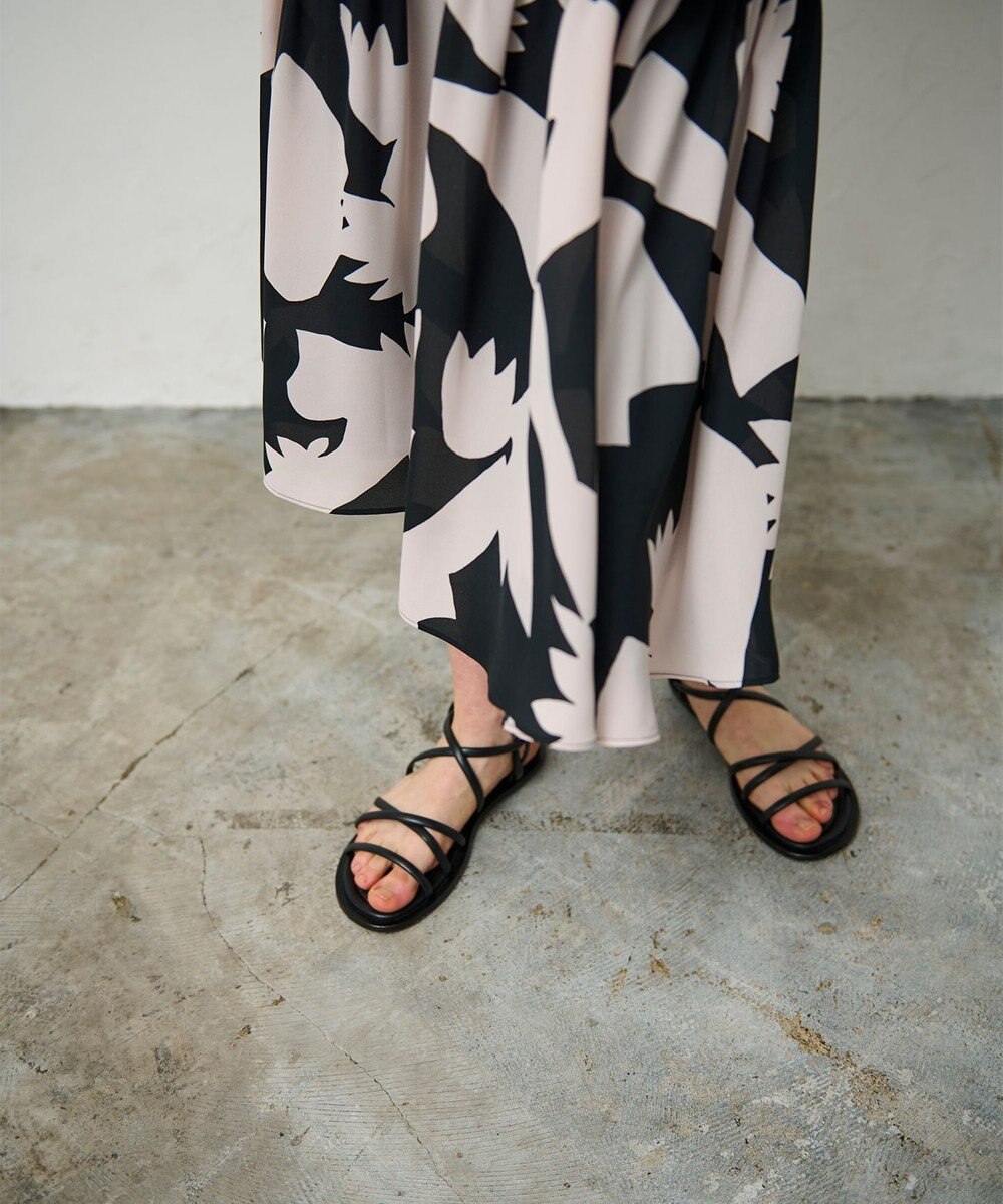 GRACE CONTINENTAL キカプリントホルタードレス 