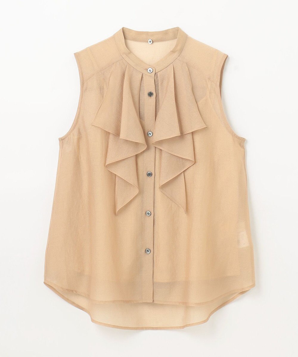 GRACE CONTINENTAL シアーボウタイノースリーブ 