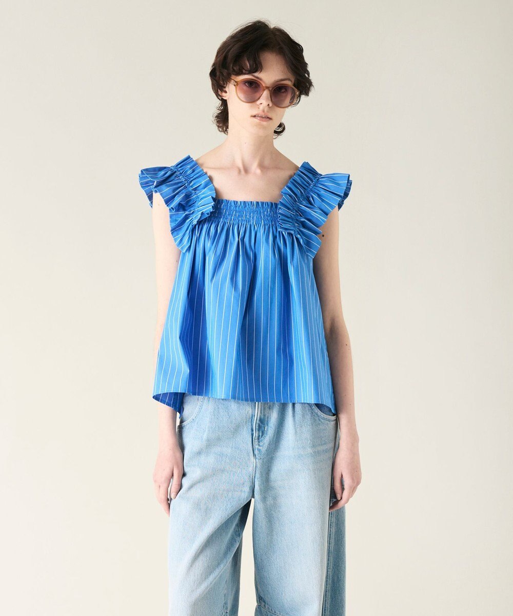 GRACE CONTINENTAL ショルダーフリルトップ