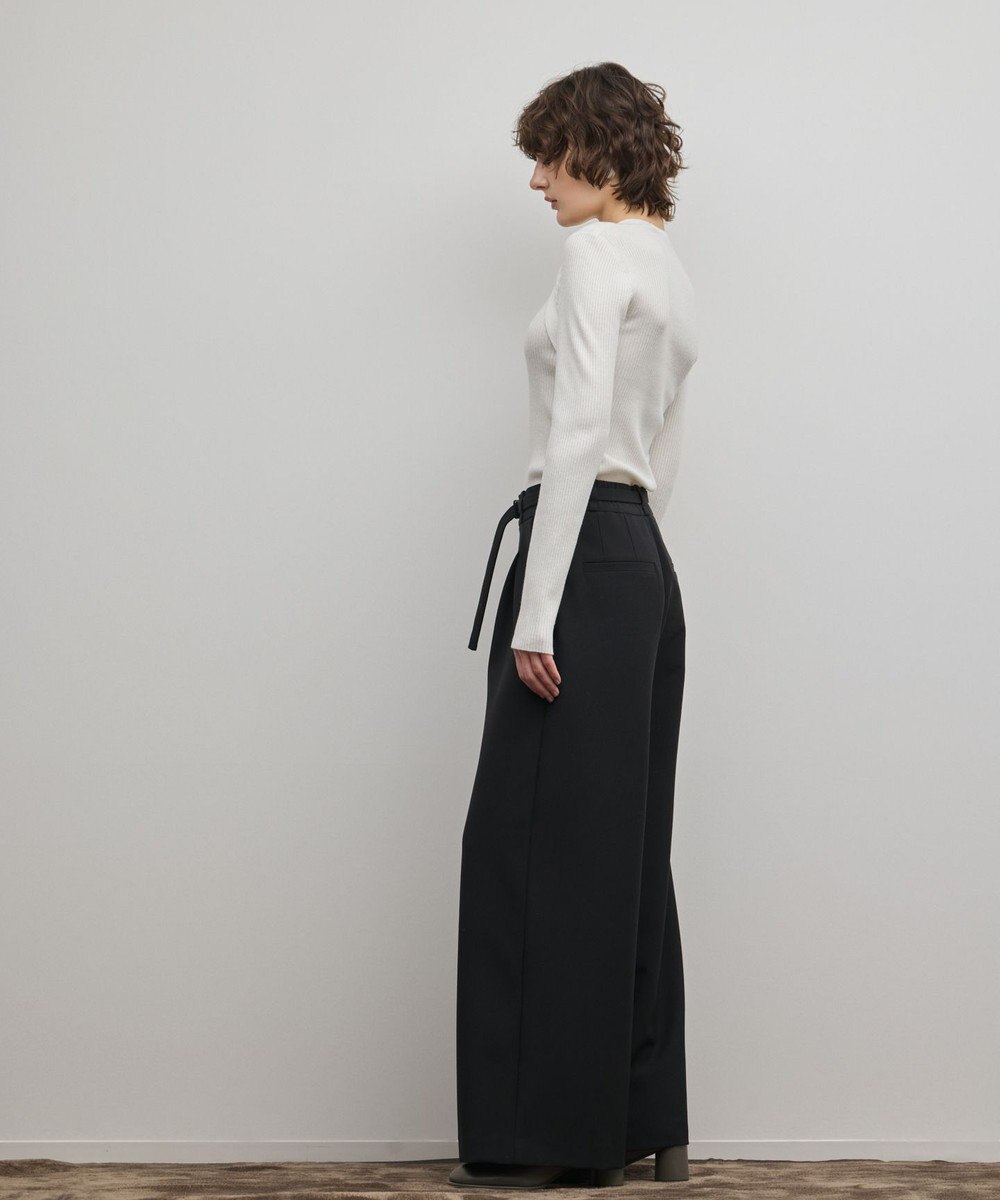 GRACE CONTINENTAL スクエアリブニットトップ 