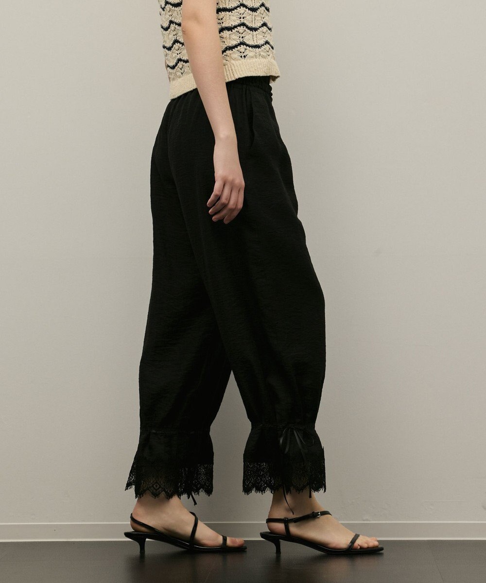 GRACE CONTINENTAL ドロストクロップドパンツ 