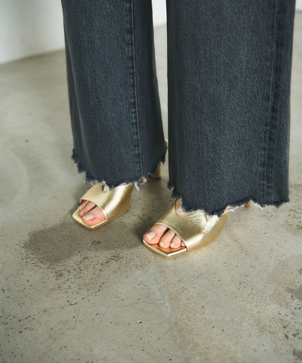 GRACE CONTINENTAL ルーズフレアデニムパンツ