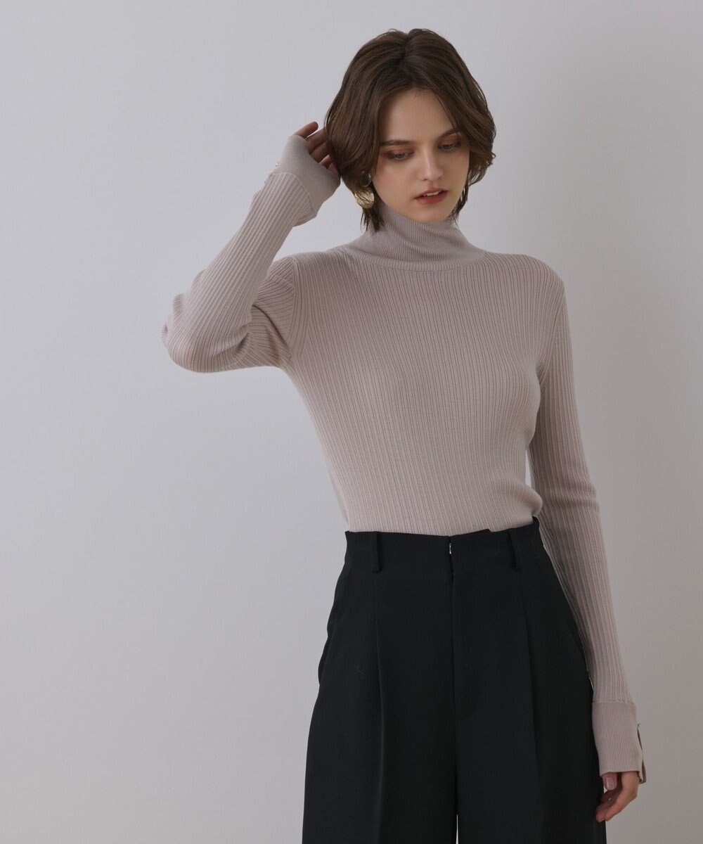 GRACE CONTINENTAL ウールハイゲージニットトップ 