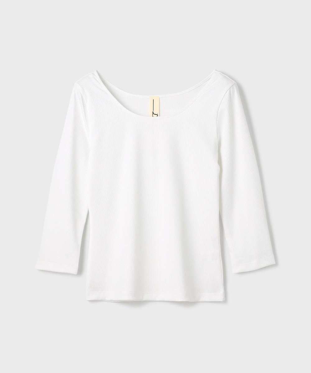 GRACE CONTINENTAL テレコボートネックトップ