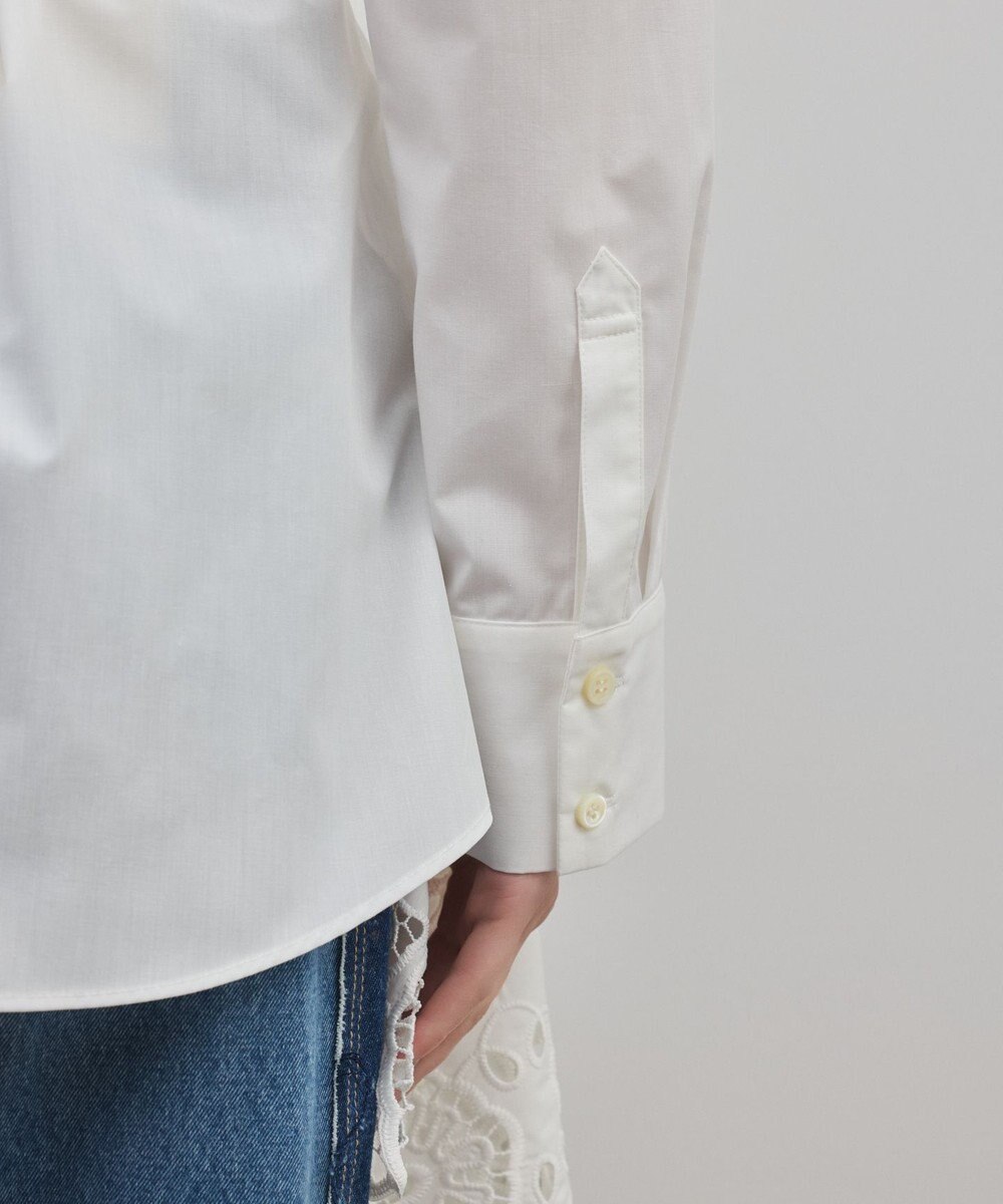 GRACE CONTINENTAL カット刺繍イレギュラーシャツ 