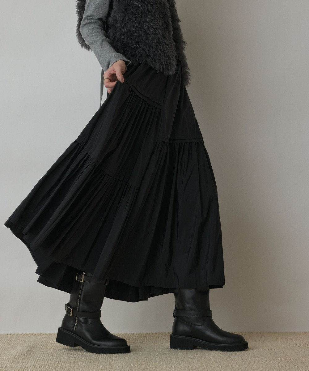GRACE CONTINENTAL ティアードロングスカート