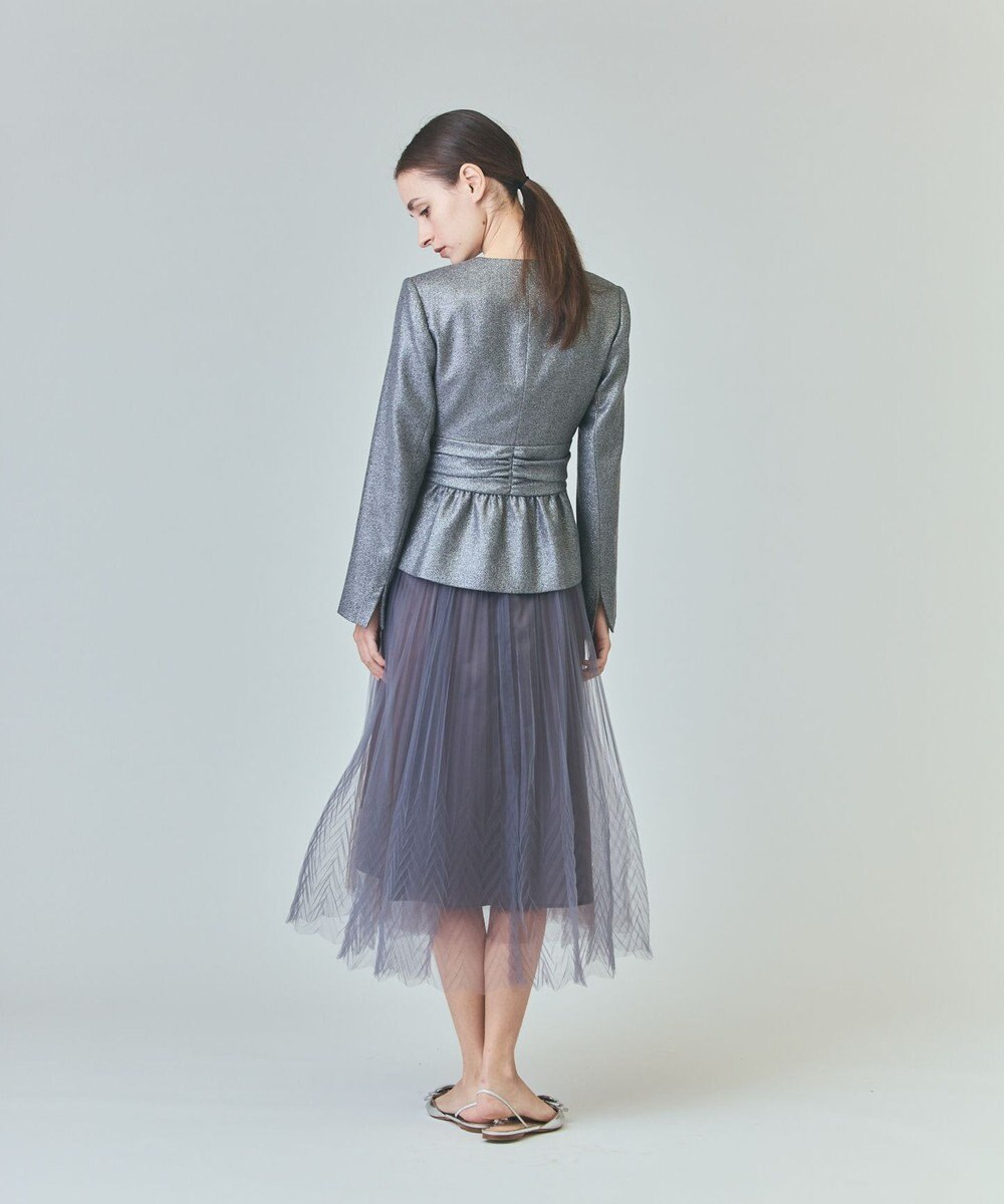 GRACE CONTINENTAL ラメWOOLボウジャケット